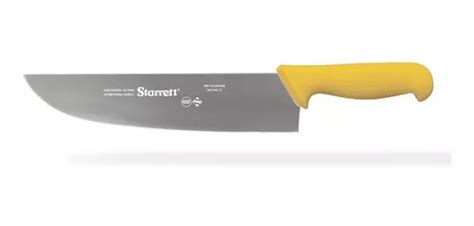 Cuchillo Carnicero Amarillo Ancho 25 Cm A Inoxi Starrett