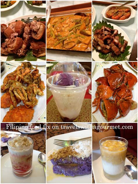 Travels with a Gourmet: FILIPINO FOOD FIESTA