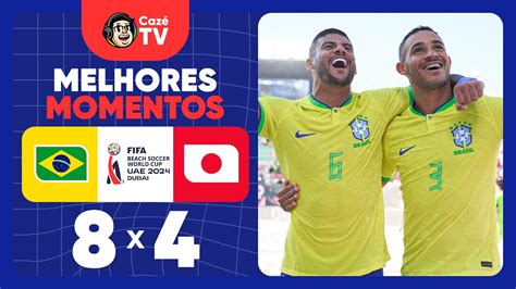 Brasil 8 X 4 JapÃo Melhores Momentos Quartas De Final Copa Do