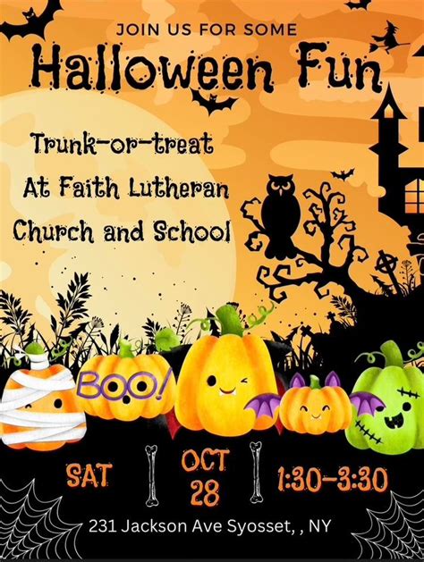 Trunk Or Treat Faith Lutheran Church Syosset October 28 2023