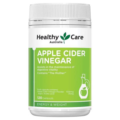 Buy Healthy Care Apple Cider Vinegar 120 Capsules Online At Chemist Warehouse®