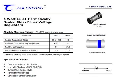 Smd Zener Diode Color Code