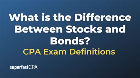 What Is The Difference Between Stocks And Bonds