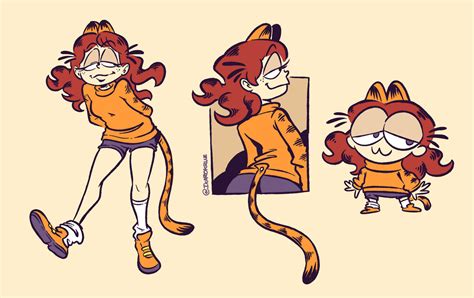 Garfield Girl By Art Ikaro On Deviantart