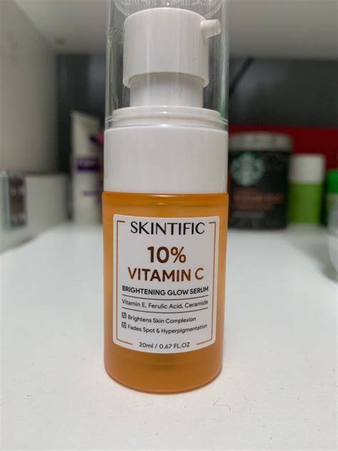 Skintific 10 Vitamin C Brightening Glow Serum 20ml Beauty And Personal