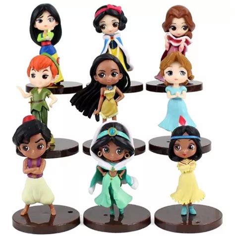 Bonecas Princesas Disney Q Posket Miniaturas Colecion Vel