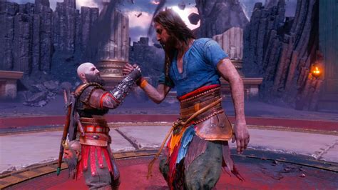 God Of War Valhalla Self Sacrifice Tyr Boss Fight The Work 1