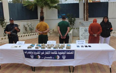 Tlemcen Saisie de 11 kg de kif et trois suspects arrêtés dont une