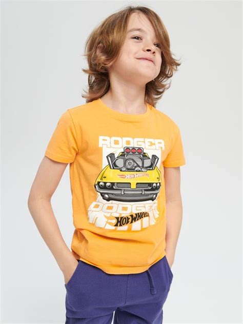 Koszulka Hot Wheels Kolor pomarańczowy SINSAY 9727E 22X