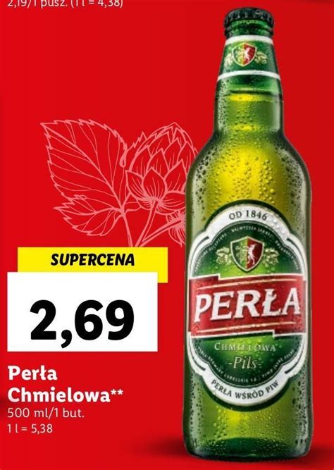 Promocja Piwo Perła Chmielowa w Lidl