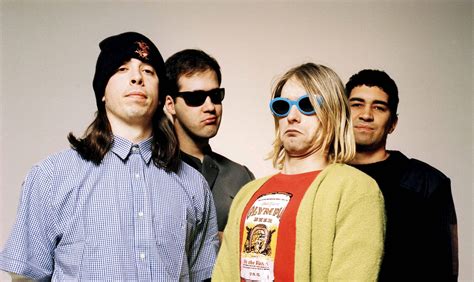 Download Nirvana 4k Band Group Photo Wallpaper | Wallpapers.com