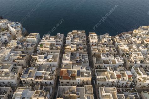 Aerial View Of Polignano A Mare Bari Puglia Italy Stock Image