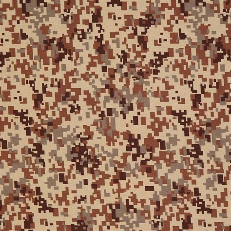 Digital Pixal Camouflage Khaki Army Fabric By Robert Kaufman Modes4u