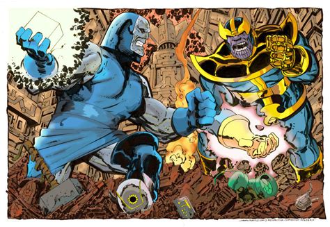 Darkseid Vs Thanos By Namorsubmariner On Deviantart