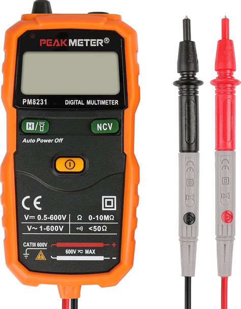 Mult Metro Digital Tipo Bol Grafo Peakmeter Ms Con Ncv Ac Dc