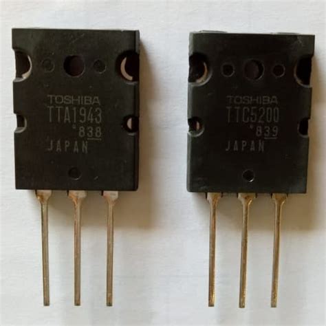 Jual Transistor Toshiba TTC5200 TTA1943 Kaki Buram Harga Set Shopee