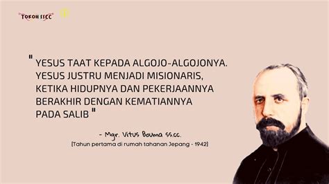 Tokoh SSCC Indonesia Mgr Vitus Bouma SSCC YouTube