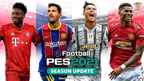 Offizielles Cover FÜr Efootball Pes 2021 Season Update Enthüllt