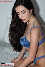 Hot Local Amateur Model Chats With You In Her Blue Lingerie Photos