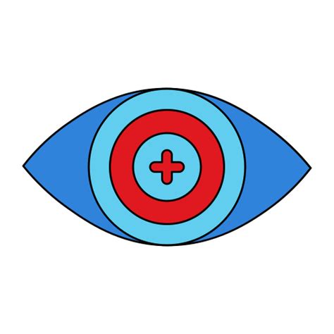 Bionic Contact Lens Free Technology Icons