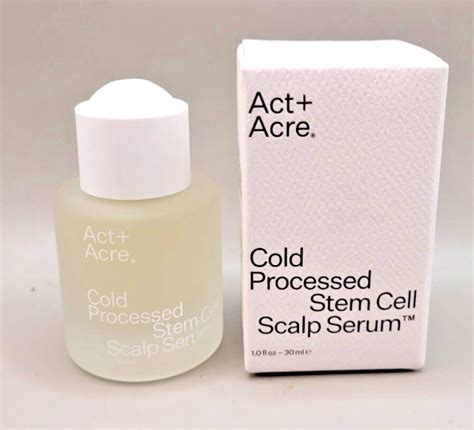 ACT ACRE COLD PROCESSED STEM CELL SCALP SERUM 1OZ NEW IN BOX 1 FL OZ