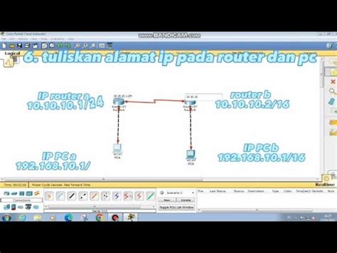 Praktikum Routing Dinamis Via Rip Aij Xi Tkj Youtube