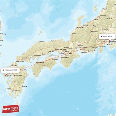 Direct Flights From Nagasaki To Tokyo NGS To HND Non Stop