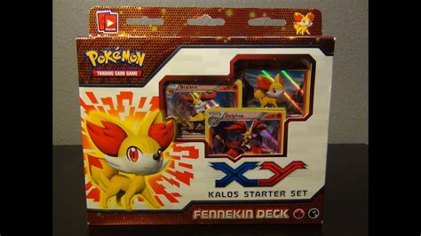 Pokemon Xy Kalos Starter Set Fennekin Deck Unboxing Youtube