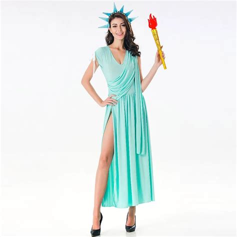 Patriotic Collection Adult Statue Of Liberty Costumesexy Costumes Aliexpress