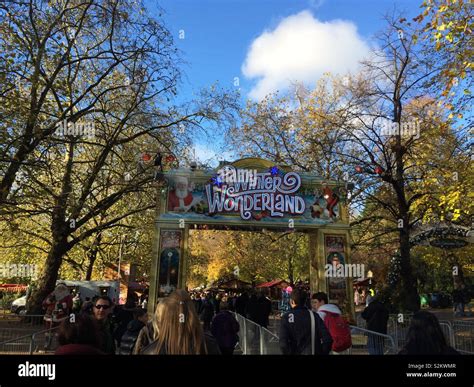 Winter Wonderland in London Stock Photo - Alamy