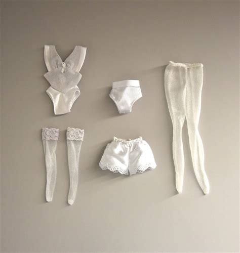 Vintage Barbie Fancy Frills Lingerie Set Extra Tights Mattel Etsy