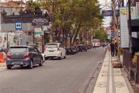 Streets Of Kuta Bali Indonesia Editorial Stock Photo Image Of