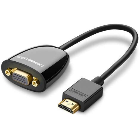 Cavo Adattatore Da HDMI Maschio A VGA Femmina FHD Nero