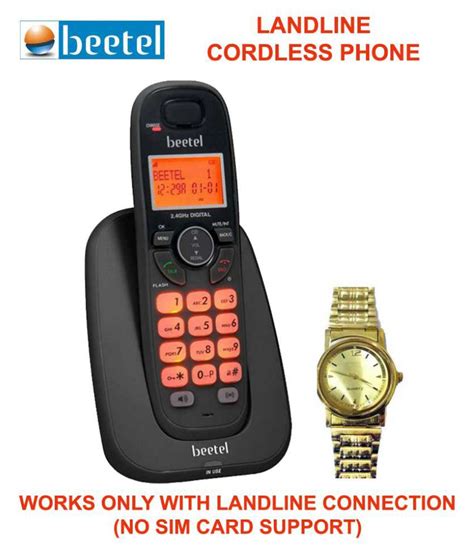 Buy Beetel X 70 Cordless Landline Phone Black Online At Best Price