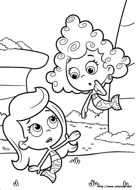 Dibujos Para Colorear De Bubble Guppies