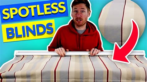 How To Clean A Roman Blind How To Clean Fabric Blinds Youtube