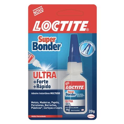 Cola Super Bonder Loctite Ultra Gramas