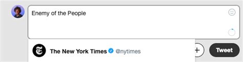 Twitter Recommends The New York Times When Users Type People