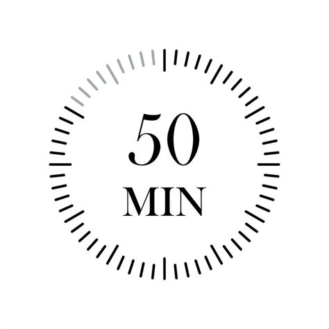 50 minutes timers Clocks, Timer 50 min icon. 25752052 Vector Art at Vecteezy