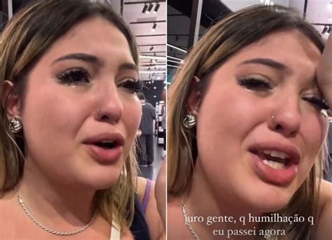 Influencer chora após ser acusada de furto em loja de Paris Que