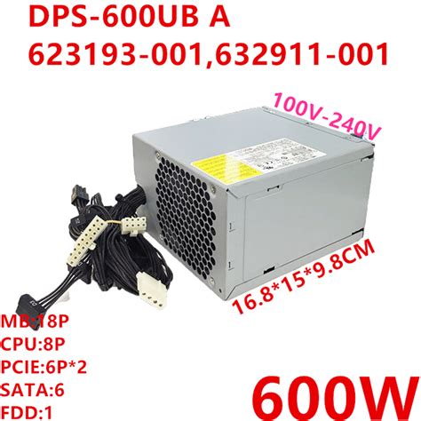 PSU For HP Z420 600W Power Supply DPS 600UB A 623193 001 632911 001