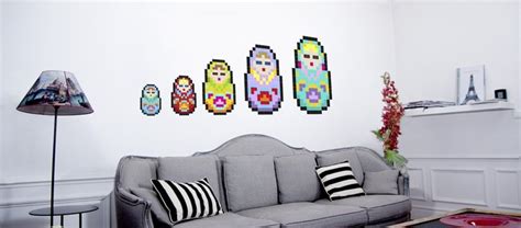 Stickaz Decora Tus Paredes Con Pixel Art