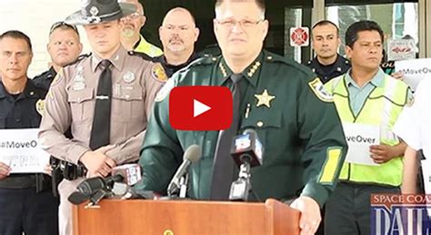 Sheriff Wayne Ivey Speaks About Florida's Move Over Law - Space Coast Daily