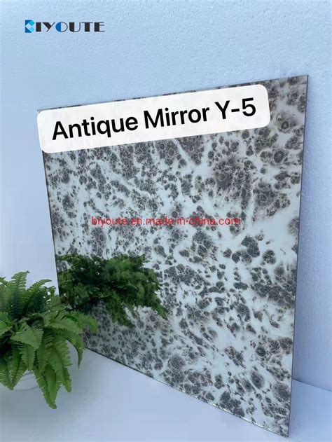 3mm 8mm Silver Antique Mirror Glass Sheets Tiles For Modern Home