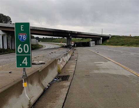 1 Dead After Fiery Crash Shuts Interstate 78 Route 309 For Hours In Pa