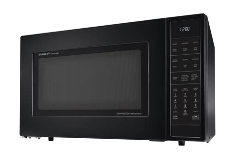 1.5 cu. ft. 900W Black Convection Countertop Microwave Oven