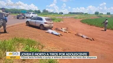 Bom Dia GO Adolescente é apreendido suspeito de matar jovem em Santa