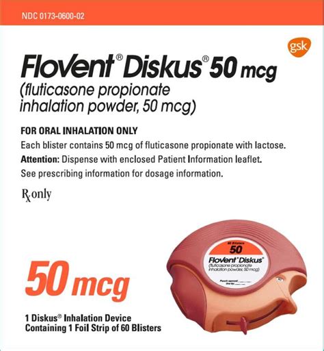 Flovent Diskus Fda Prescribing Information Side Effects And Uses