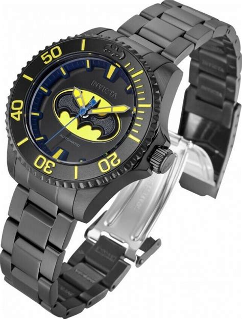 Invicta Batman Mens Wristwatch With Box And Papers Pristine Auction