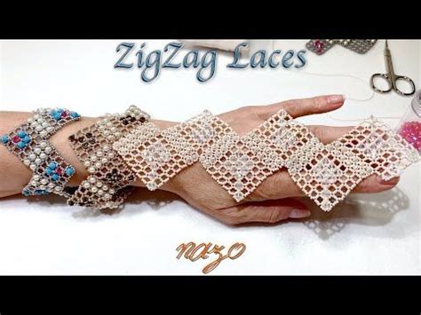 Nazo ile ZigZag dantel bileklik nasıl yapılır How to make a ZigZag